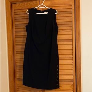 Black shift dress